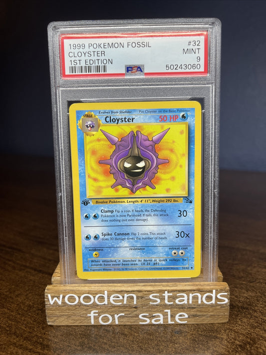PSA 9 MINT Cloyster 32/62 1st Edition Fossil Set Pokemon Trading Card