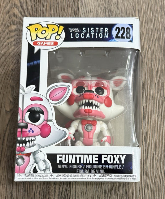 Funko Pop! FNAF Five Night’s At Freddy’s: Funtime Foxy #228 Vaulted Box Flaws