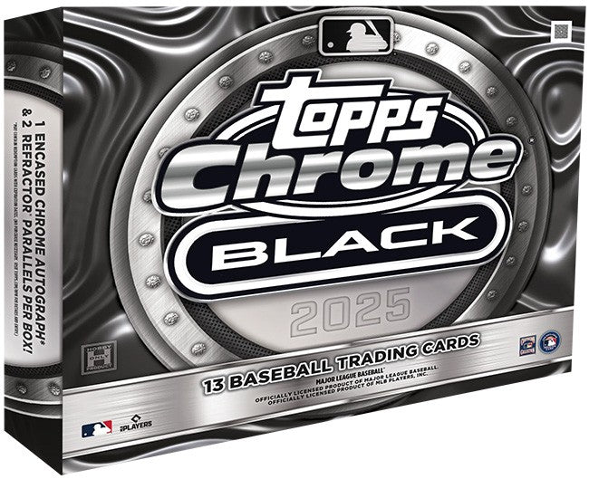 2025 Topps Chrome Black Hobby Box