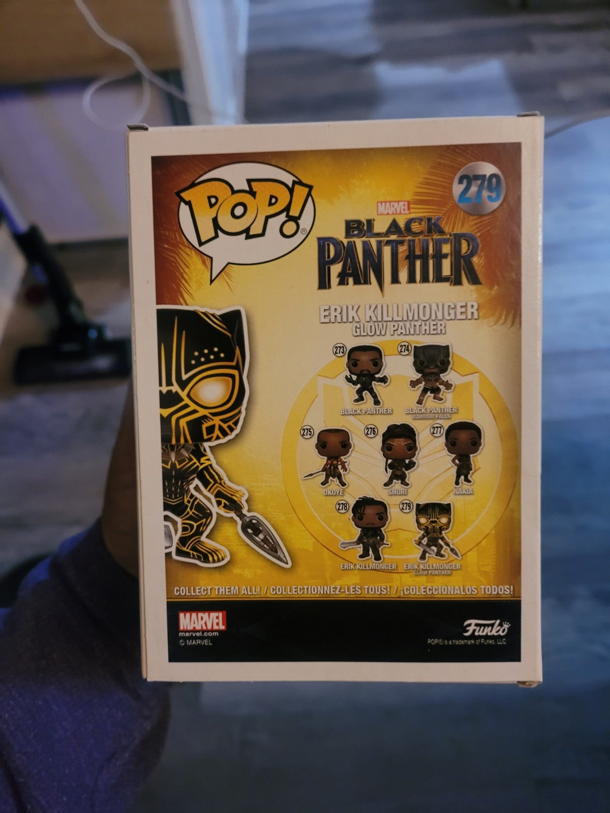 Funko Pop! Marvel Black Panther Erik Killmonger #279 Target Exclusive GITD #ML