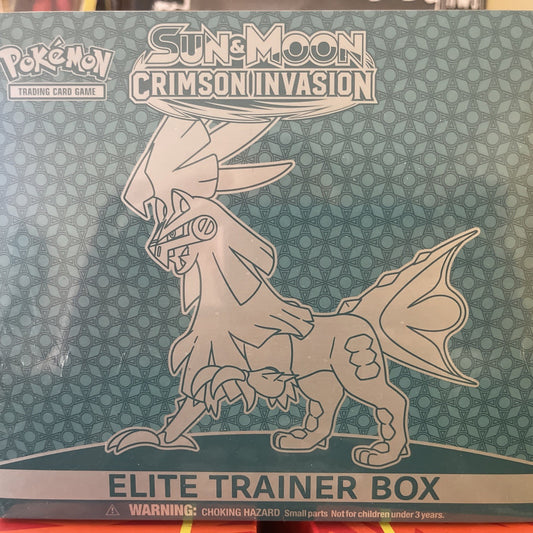 Pokémon TCG Sun And Moon Crimson Invasion Elite Trainer Box ETB Factory Sealed