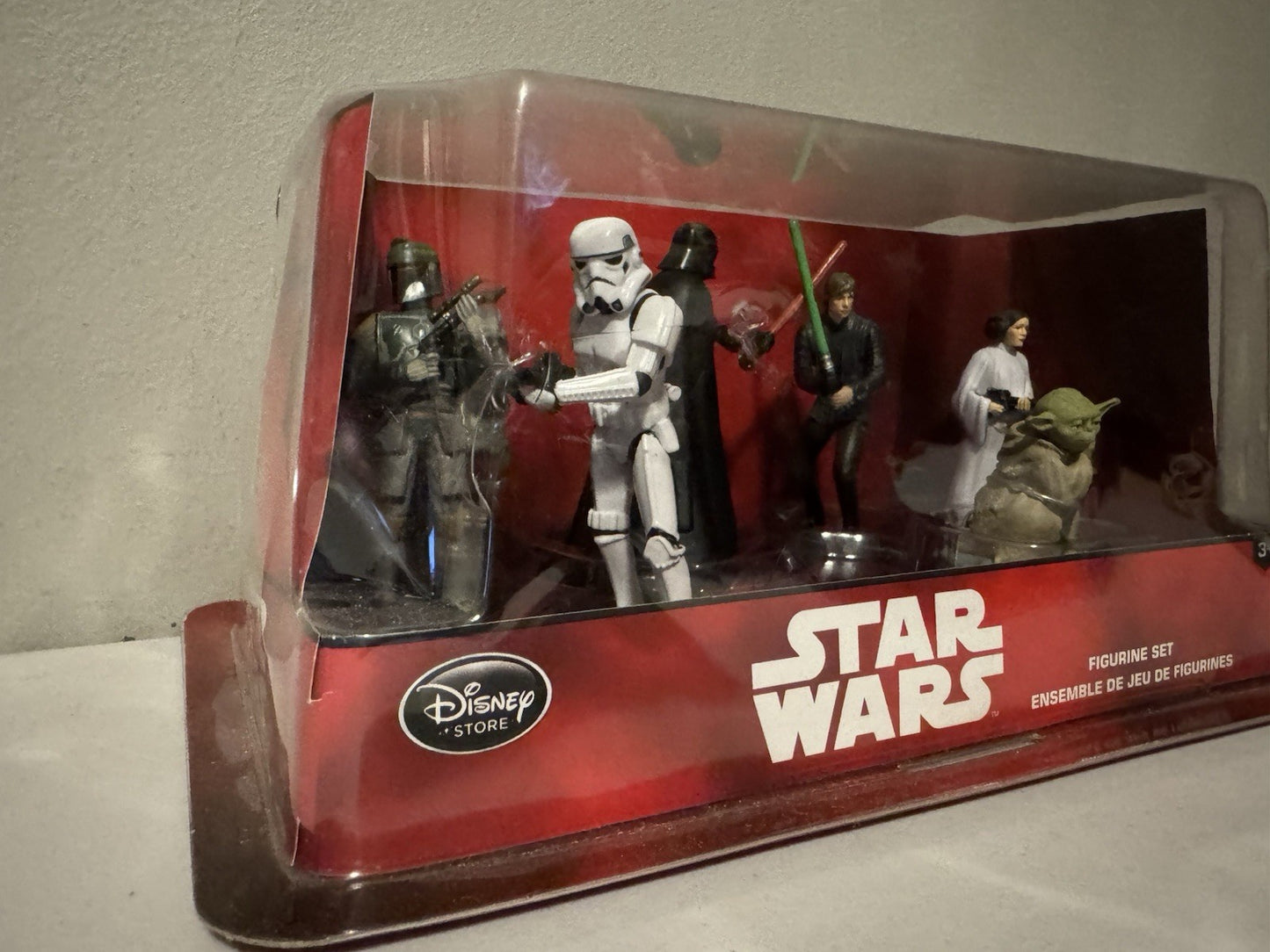 Disney Store - Star Wars Set Of 6 Jedi Figurines New