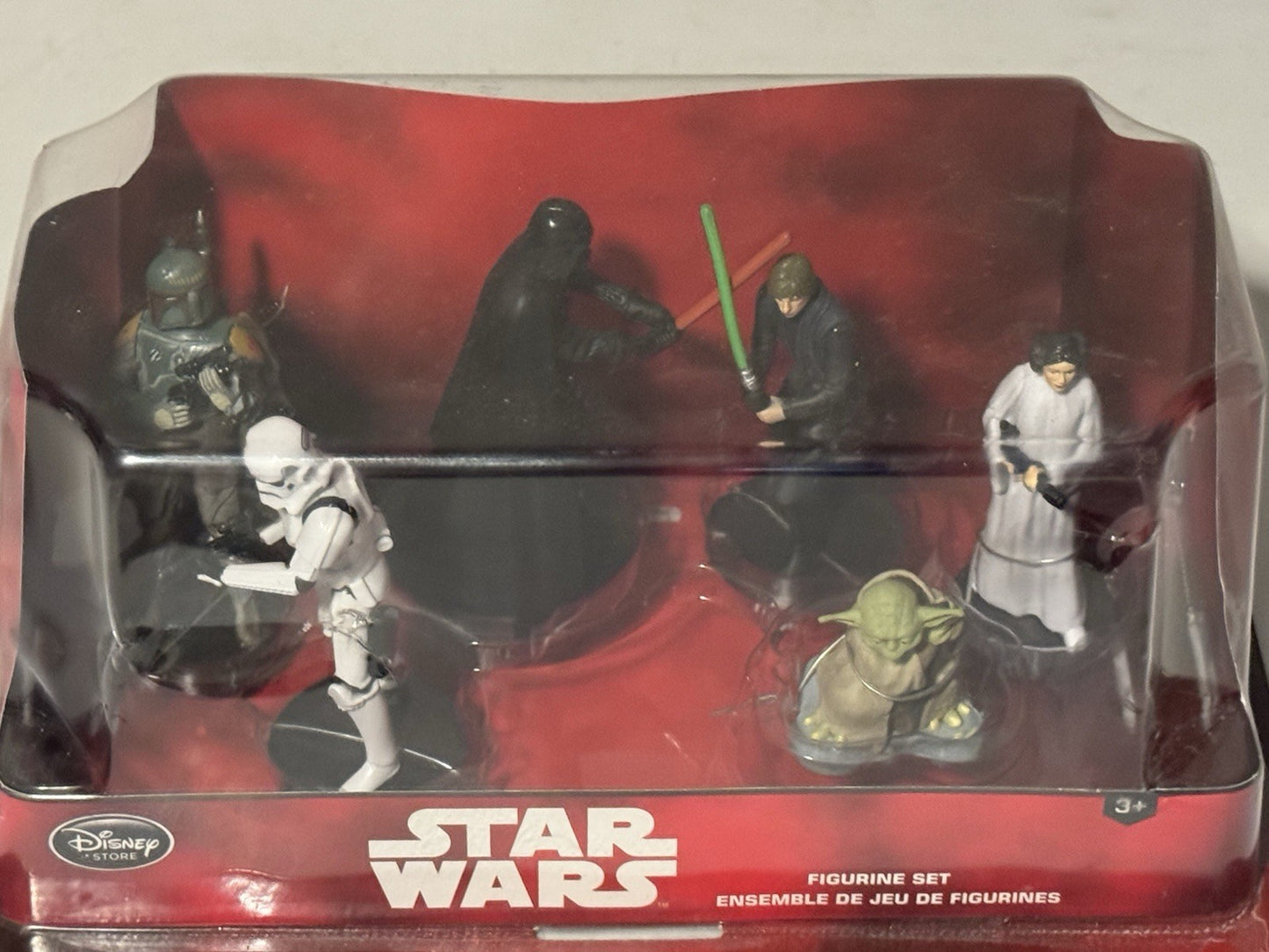 Disney Store - Star Wars Set Of 6 Jedi Figurines New