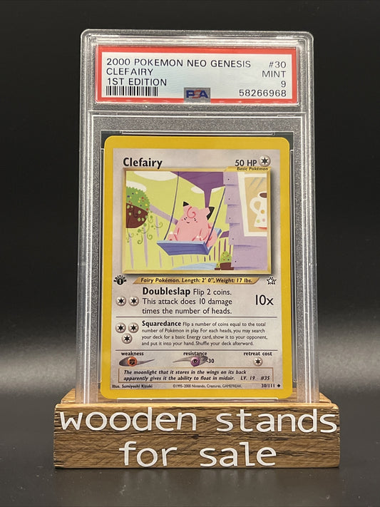 2000 Pokemon PSA 9 Mint Clefairy Neo Genesis 1st Edition 30/111