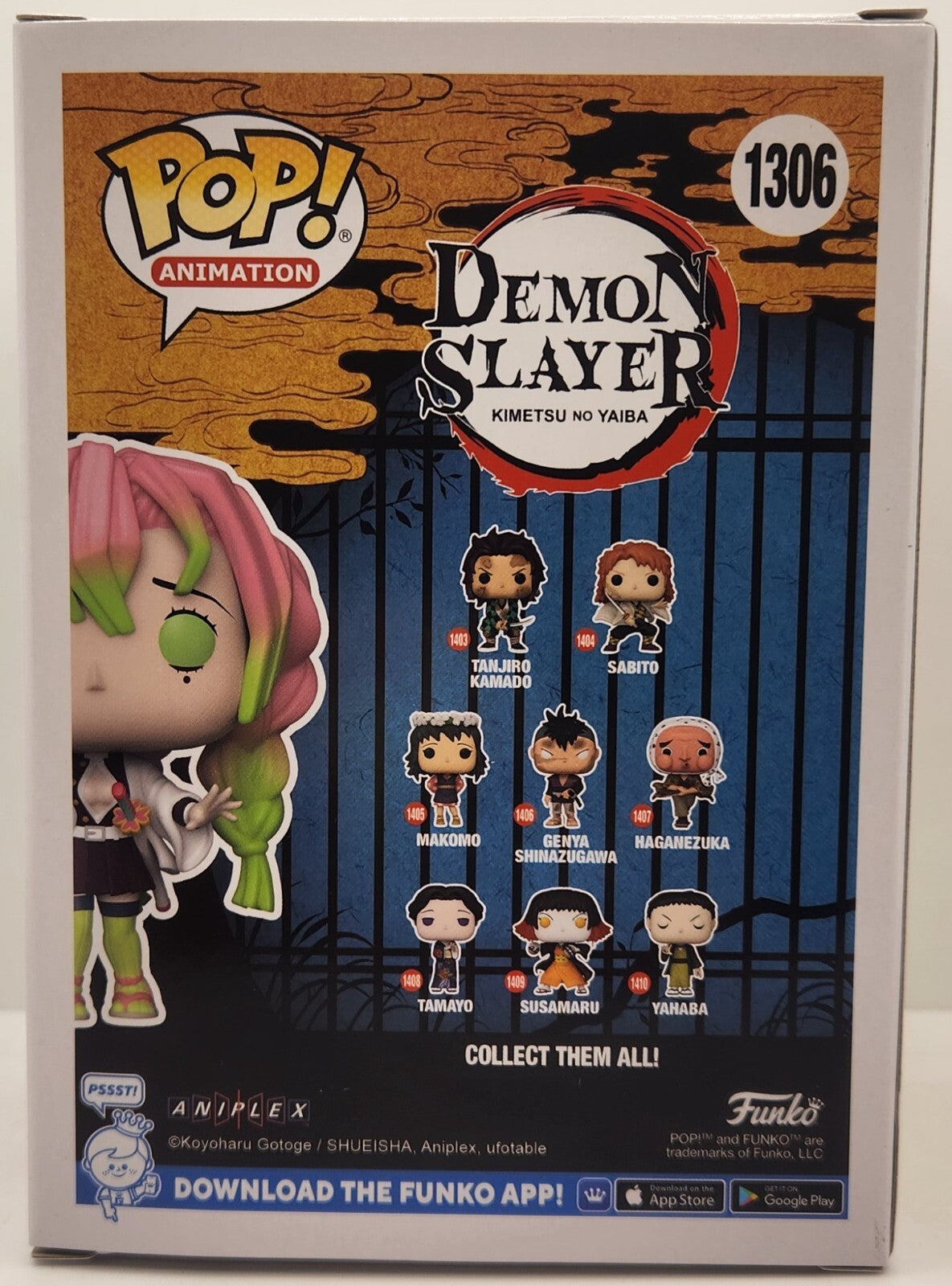 Funko POP! Mitsuri Kanroji [GITD] Demon Slayer #1306 Fundom Exclusive