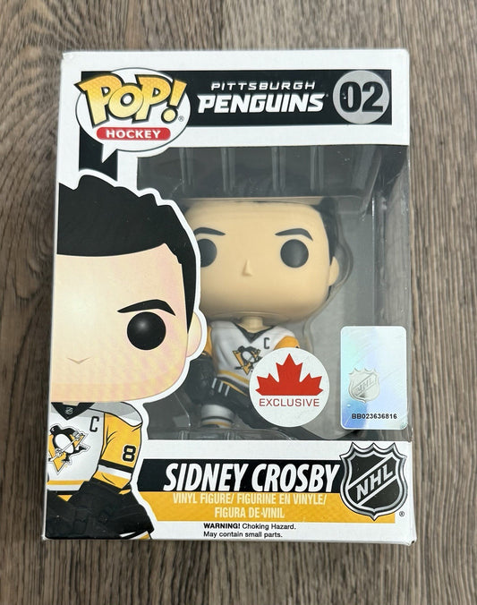 Funko Pop! NHL Hockey Pittsburgh Penguins Sidney Crosby #02 Exclusive See Photos