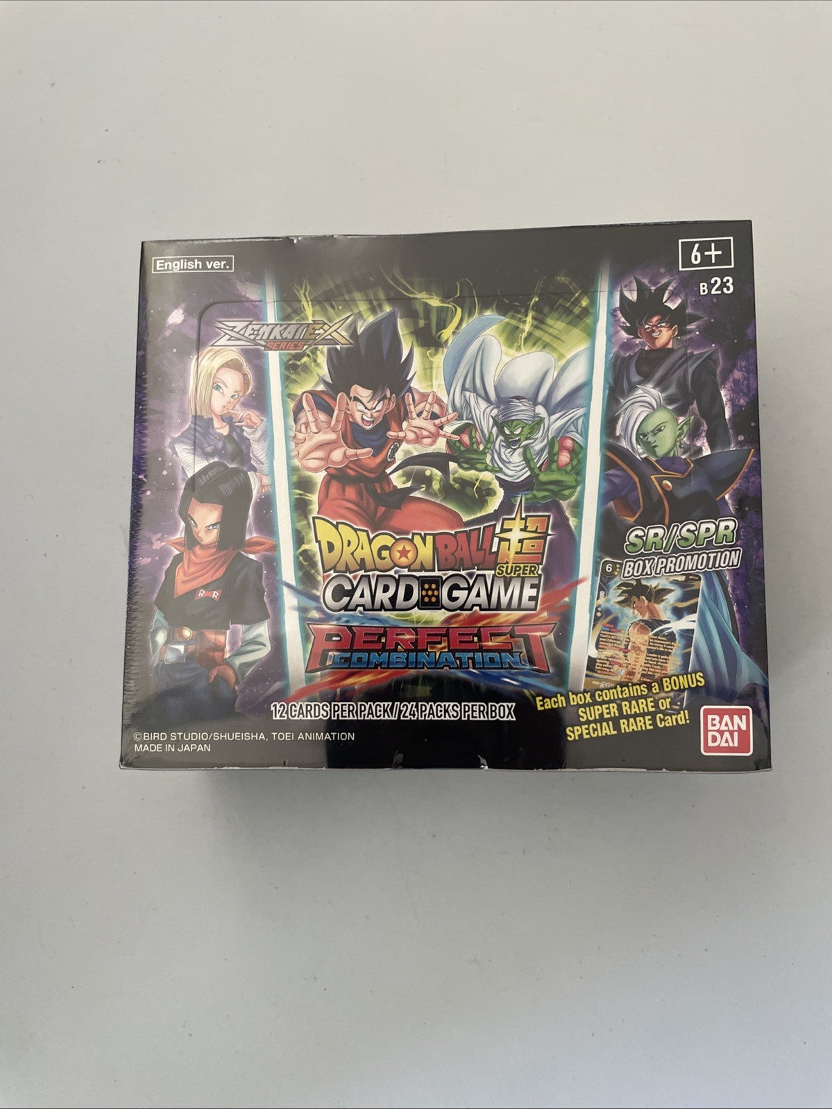 Dragon Ball Super Card Game Perfect Combination Booster Box Sealed