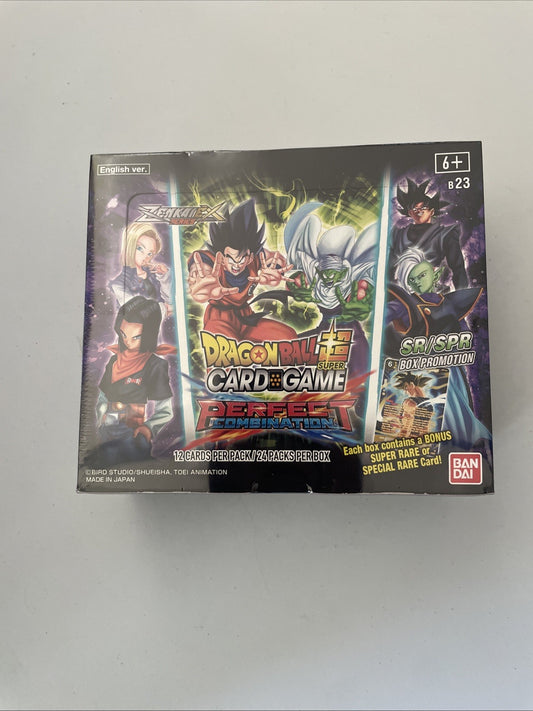 Dragon Ball Super Card Game Perfect Combination Booster Box Sealed