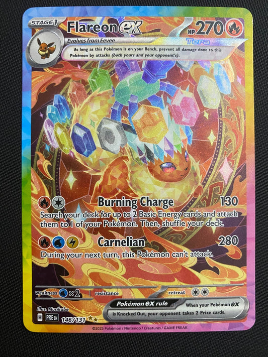 Flareon ex 146/131 Sv: Prismatic Evolutions Holo