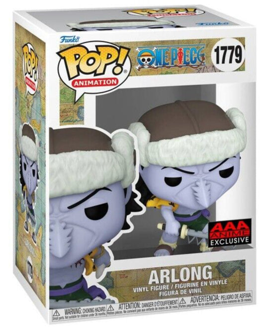 Funko Pop One Piece East Blue - Arlong Figure w/ Protector (AAA Anime Exclusive)