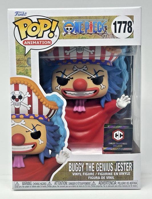 Funko Pop! One Piece: Buggy the Genius Jester #1778 Chalice Excl. w/Protector