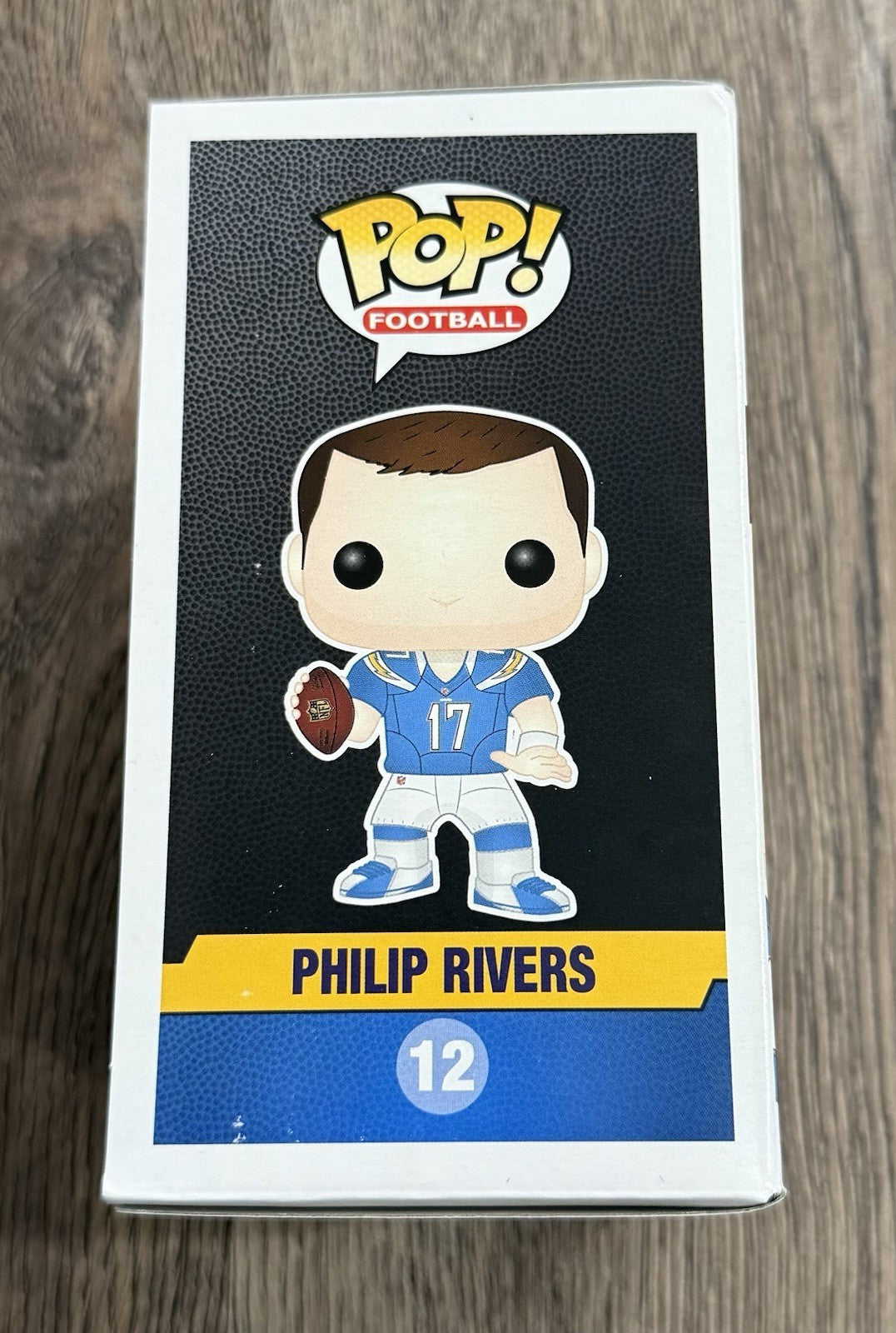 Funko Pop! NFL San Diego Charger - Philip Rivers #12 Vaulted w/ Protector