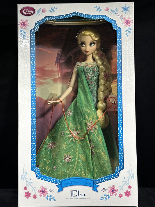 Frozen Elsa 17" Doll Disney Store Limited Edition 5000