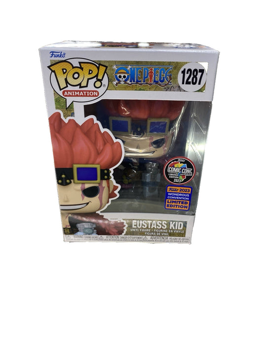 Eustass Kid POP! One Piece #1287 Comic Con Africa 2023 Limited Edition MIB