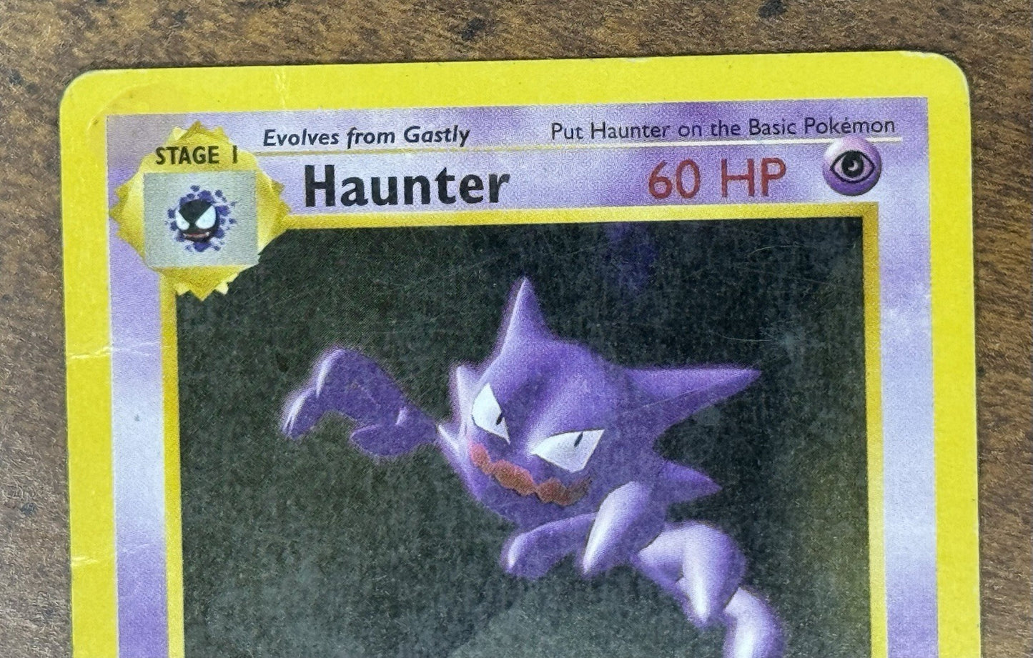 1999 Pokemon Base Set Haunter 1st Edition Shadowless 29/102 English Non Holo