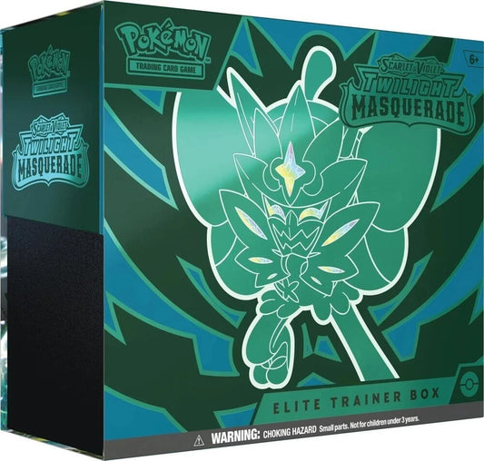 Pokemon TCG: Scarlet & Violet Twilight Masquerade Elite Trainer Box New Sealed L