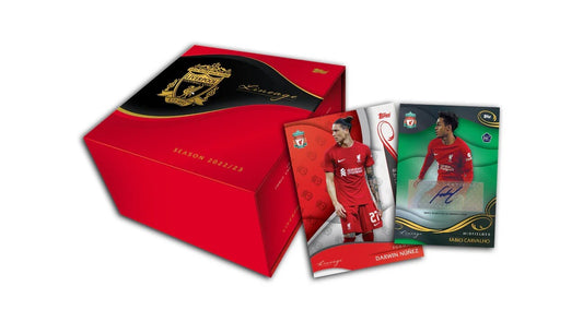 2022-23 Topps Liverpool Lineage Premium Team Set Hobby Box SSP On Hand - 3 Autos