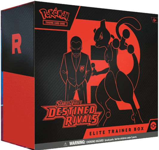 Pokemon TCG: S&V Destined Rivals Factory Sealed Elite Trainer Box