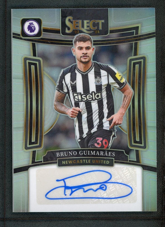 2023-24 BRUNO GUIMARAES AUTO PANINI SELECT PREMIER LEAGUE SILVER AUTOGRAPHS