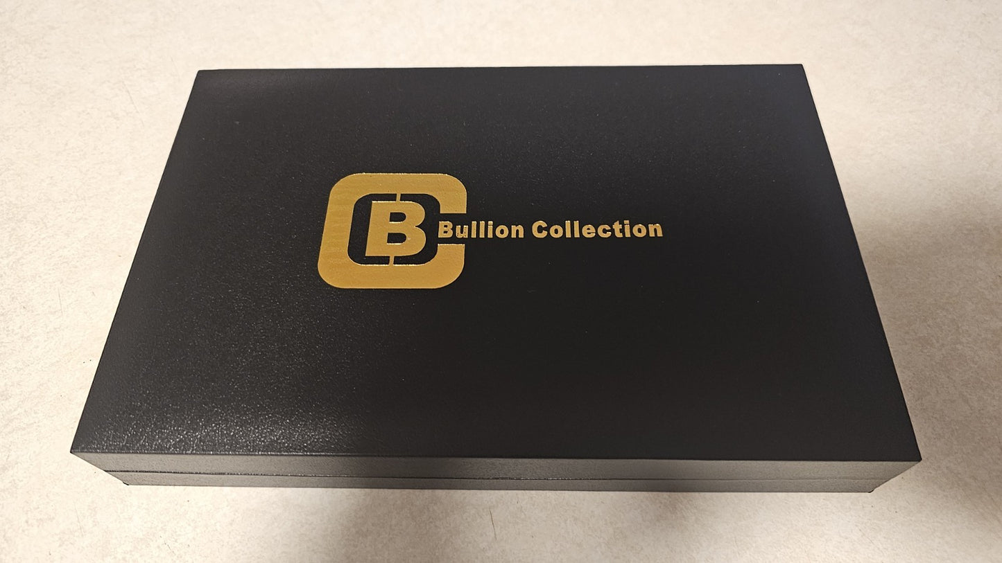 Pokemon 7 Pieces Gold Dollar 1oz Bullion Bar Set (Gold Plated) with Case