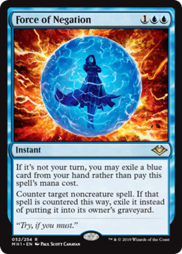 [1x] Force of Negation Near Mint, English Modern Horizons MTG Magic