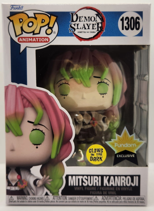 Funko POP! Mitsuri Kanroji [GITD] Demon Slayer #1306 Fundom Exclusive