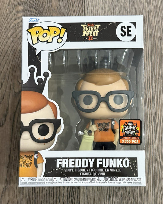 Funko Pop! Fright Night Freddy Funko Nightmare On Fun Street SE NYCC LE 3500