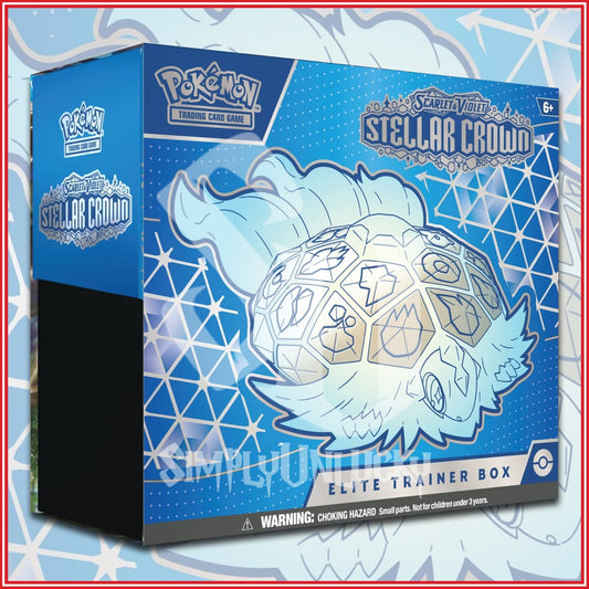 Pokemon TCG: Scarlet & Violet STELLAR CROWN Elite Trainer Box ETB SV07
