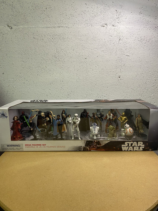Disney Star Wars 20 Piece Mega Figurine Play Set- Brand New In Box