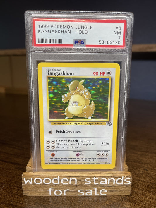 PSA 7 NM Kangaskhan 5/64 Jungle Set Holo Pokemon Trading Card