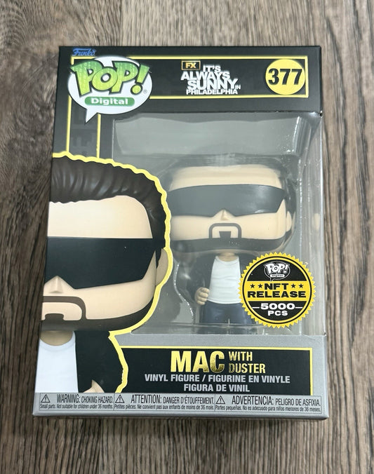 Funko Pop! Digital It’s Always Sunny In Philadelphia Mac With Duster #377 LE5000