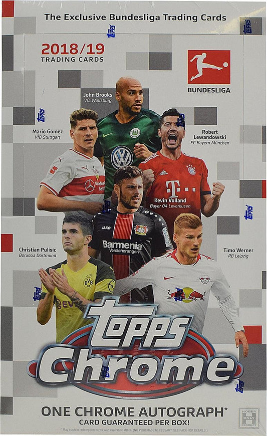 2018/19 TOPPS CHROME BUNDESLIGA SOCCER HOBBY BOX