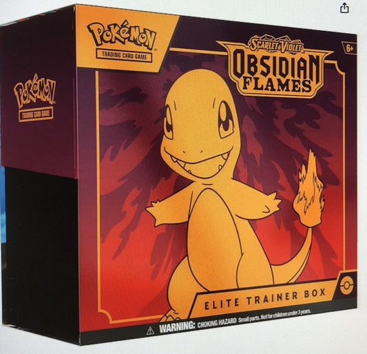 Pokemon Scarlet & Violet Obsidian Flames 3 Elite Trainer Box