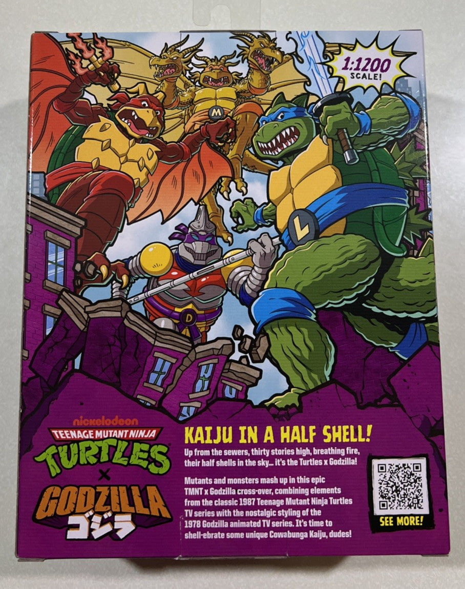 2025 Playmates TMNT X Godzilla Leonardo X GODZILLA Teenage Mutant Ninja Turtles