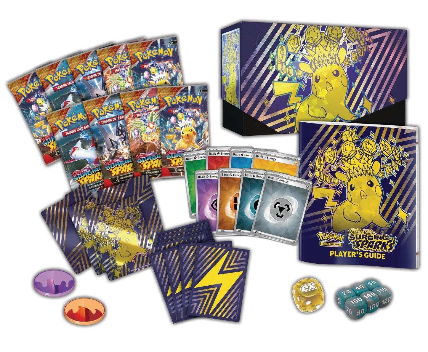 Pokemon TCG Surging Sparks Elite Trainer Box - SV08 Factory Sealed