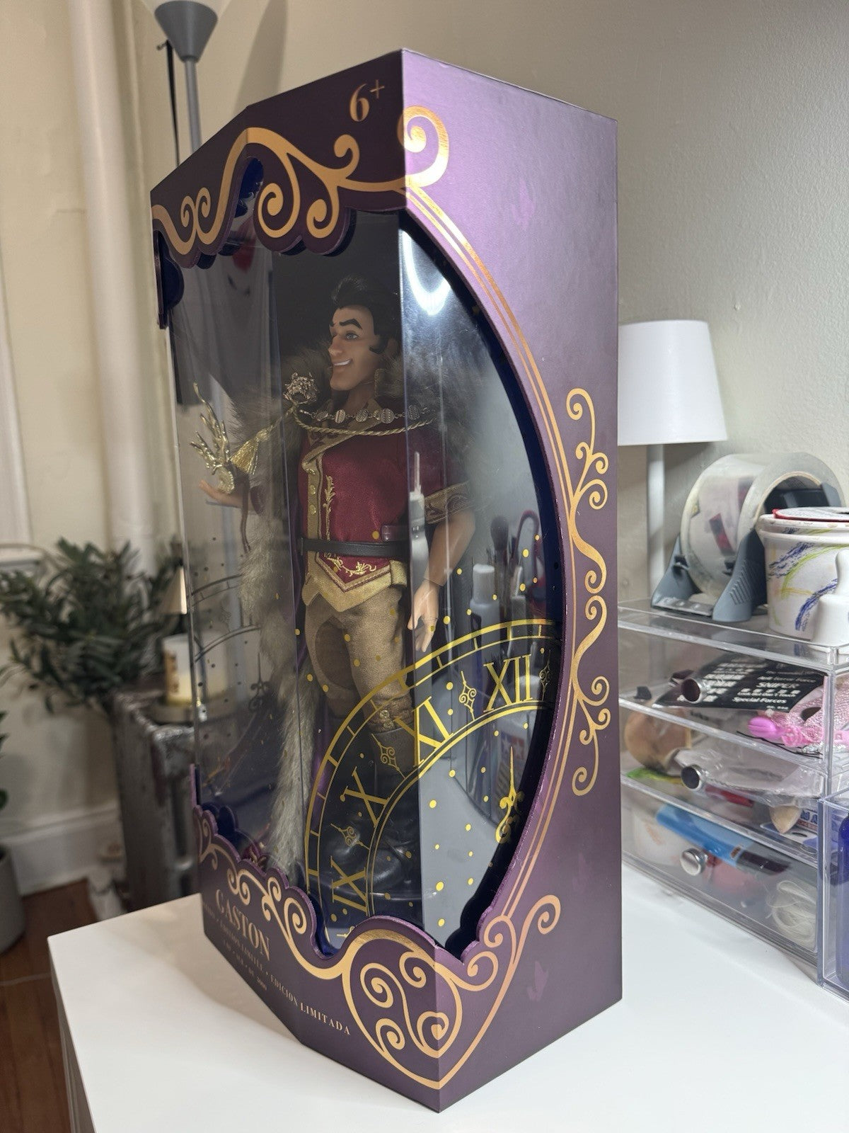 2024 Disney store Gaston Midnight Masquerade Designer Doll Limited Edition *New*