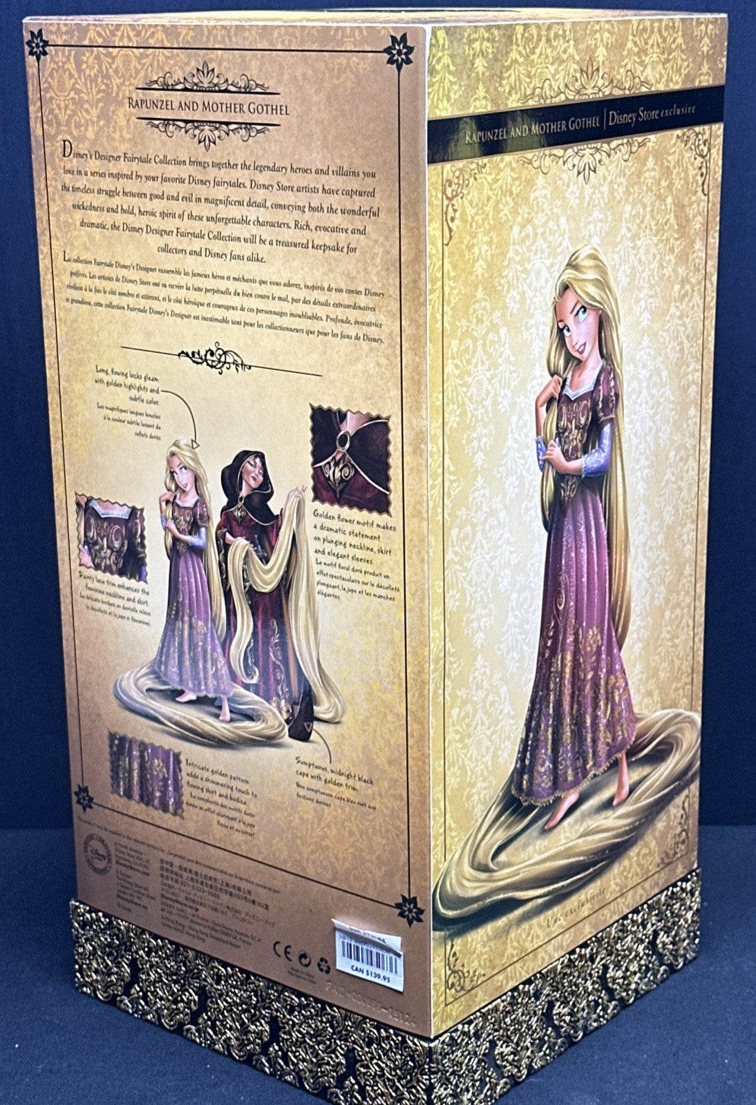 Disney Store Fairytale Designer Rapunzel &Mother Gothel Doll