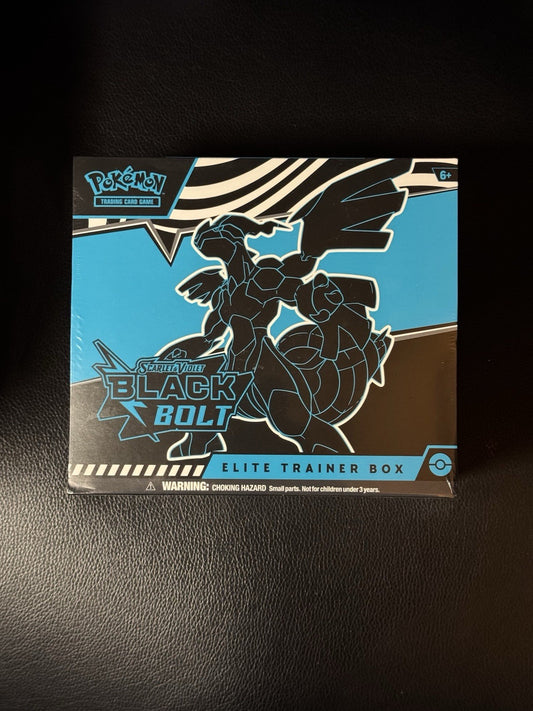 Pokemon TCG Black Bolt Elite Trainer Box (Factory Sealed)