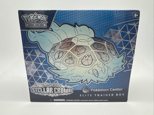 Stellar Crown SV07 Pokemon Center Elite Trainer Box ETB NEW & SEALED