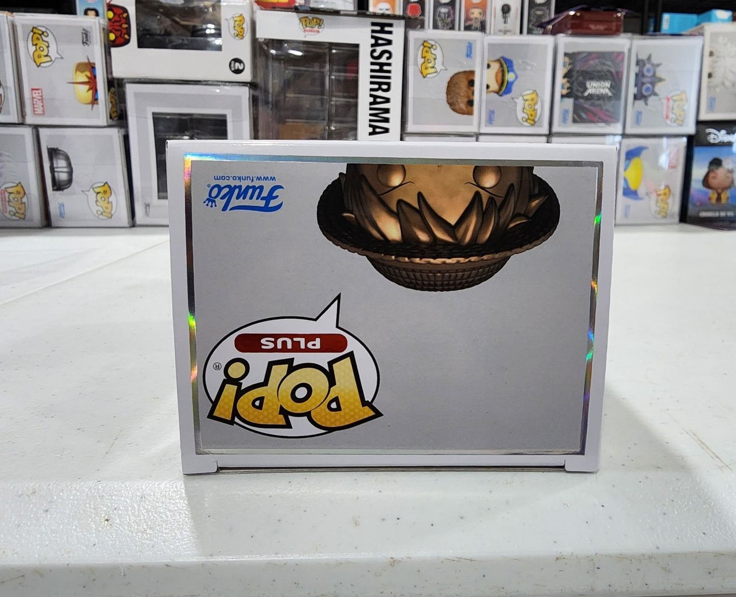 Pop Plus One Piece Monkey D. Luffy Statue Bronze Funko Shop Exclusive +Protector