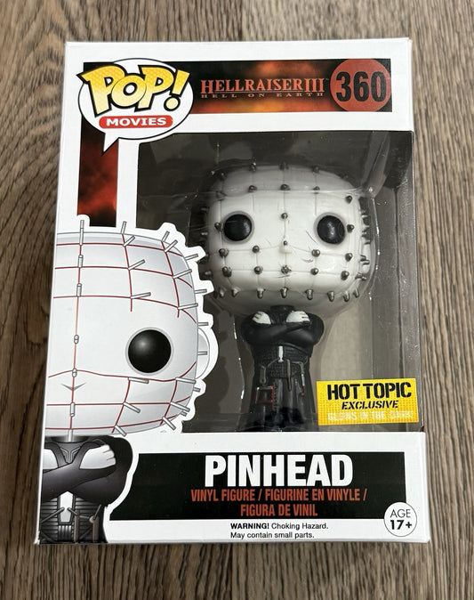 Funko Pop! Movies - Hellraiser III: Pinhead #360 GITD Hot Topic Exclusive Read