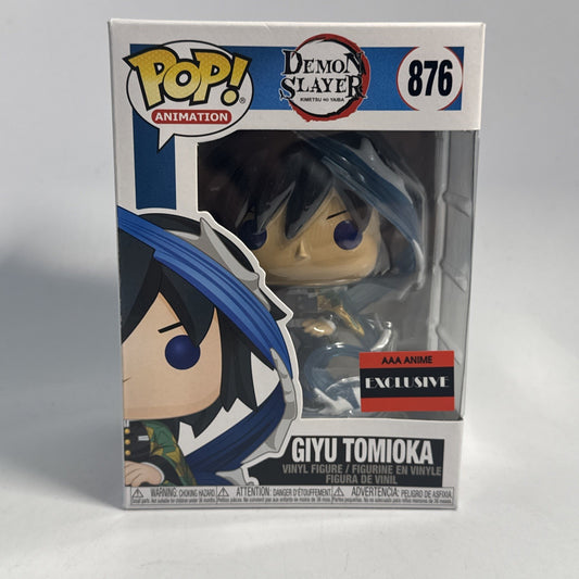 Funko Pop! #876 Demon Slayer Kimetsu no Yaiba Giyu Tomioka AAA Anime Exclusive