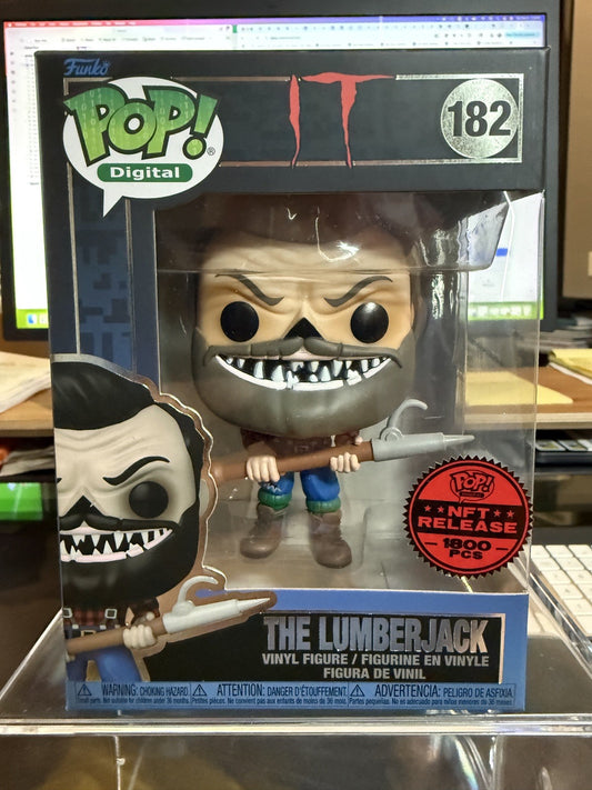Funko It - Lumberjack (Digital Pop! Release) 182 w/protector