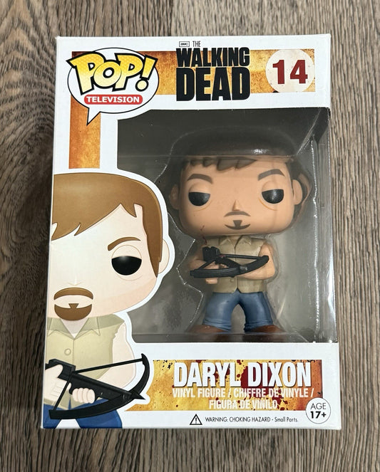 Funko Pop! The Walking Dead Daryl Dixon (w/ Crossbow) #14 Vaulted See Photos