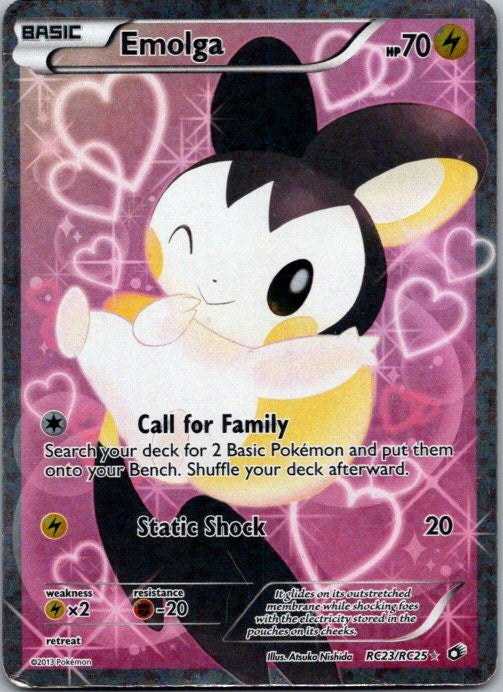 Emolga (Full Art) Ultra Rare Legendary Treasures: Radiant Collection RC23/RC25 H