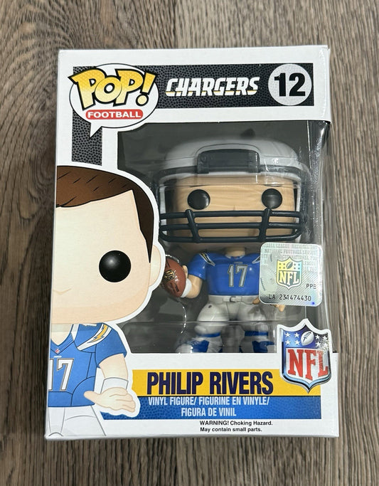 Funko Pop! NFL San Diego Charger - Philip Rivers #12 Vaulted w/ Protector
