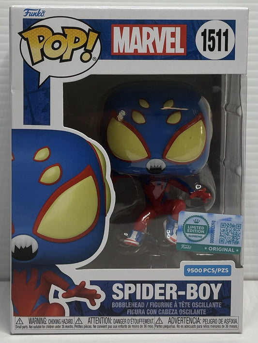 Funko Pop! Marvel SpiderMan SpiderBoy #1511 Target Exclusive Limited To 9500 Pcs