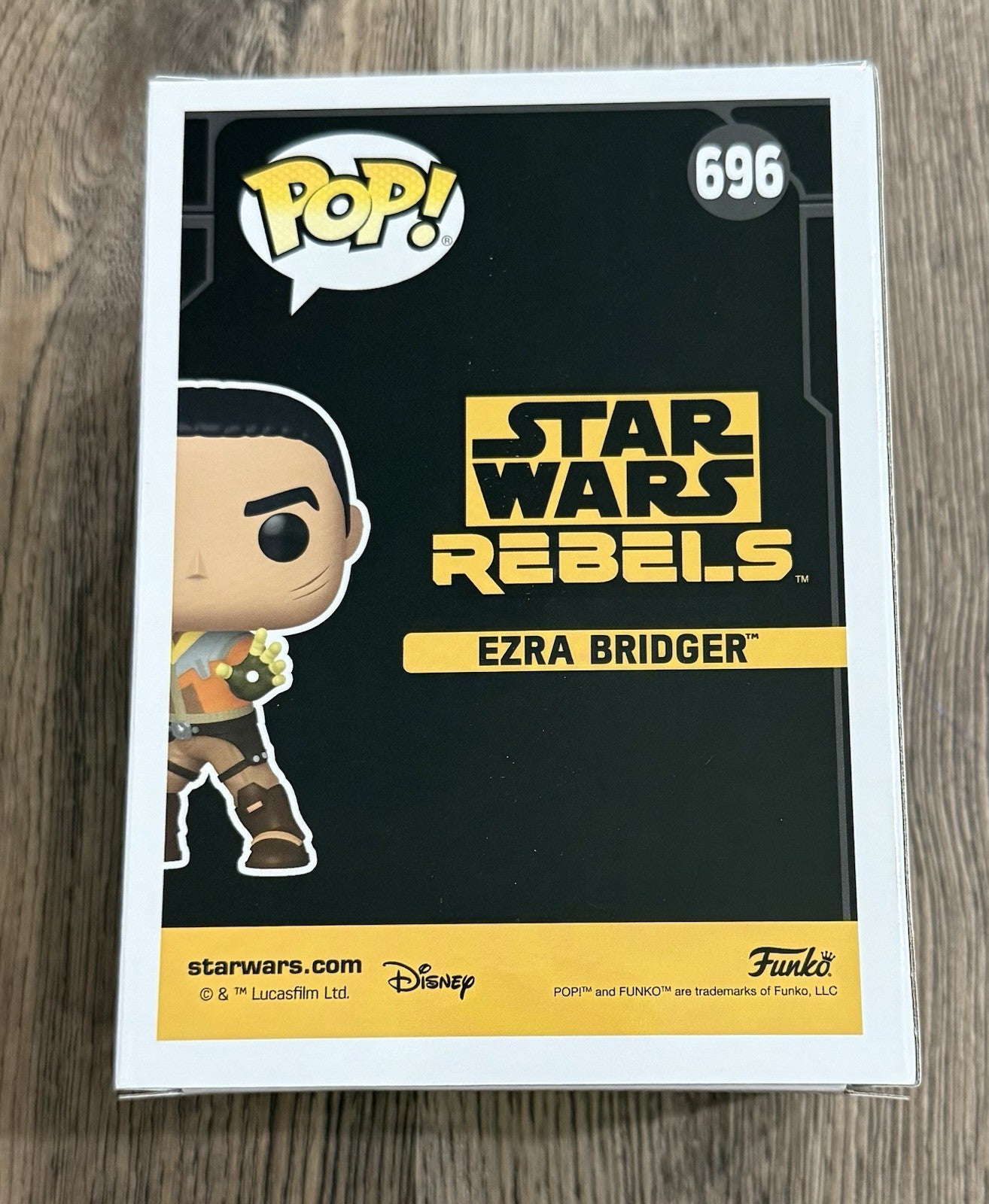 Funko Pop! Star Wars Rebels Ezra Bridger #696 Toy Temple Exclusive w/ Protector