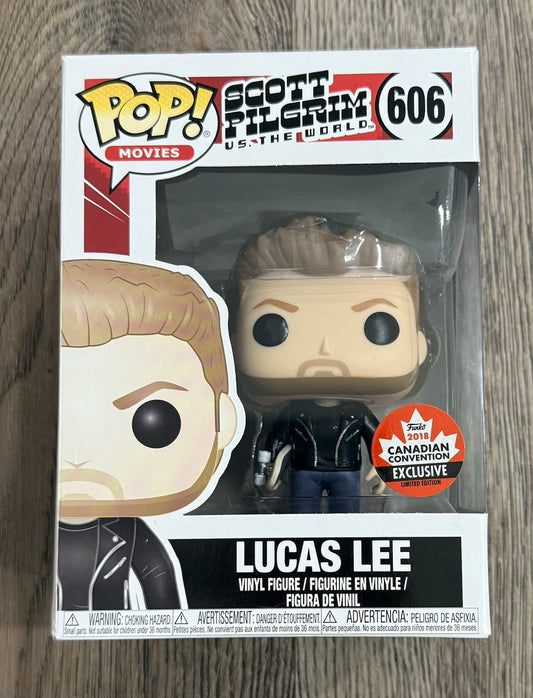 Funko Pop! Scott Pilgrim: Lucas Lee #606 2018 Canadian Exclusive Box Flaws