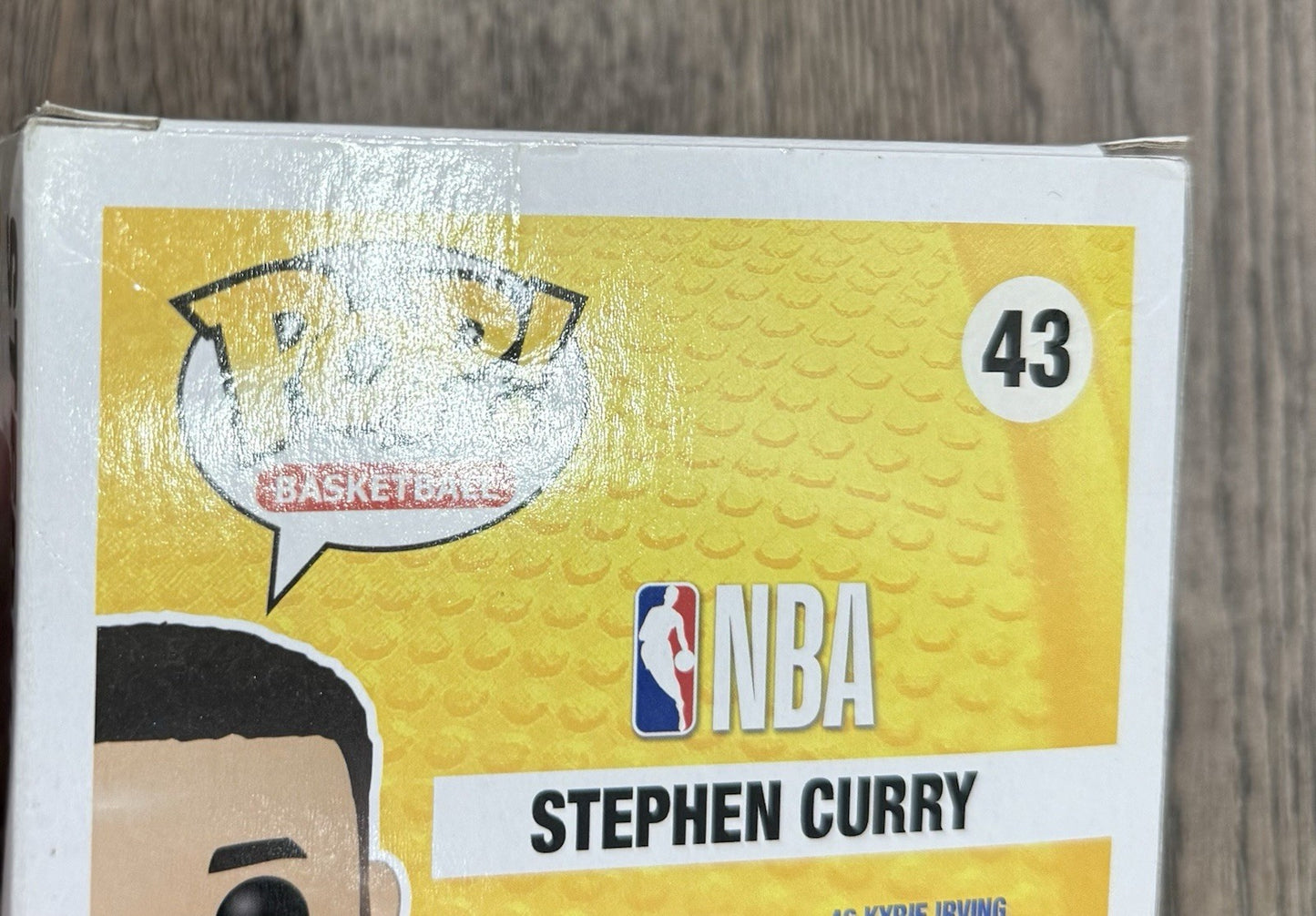 Funko Pop! NBA Golden State Warriors: Stephen Curry #34 Fanatics BOX DAMAGE